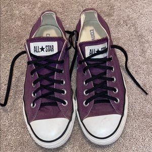 purple converse sneakers!